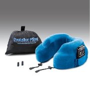 Memory Foam Neck Pillow and Travel Pillow with Portable Bag